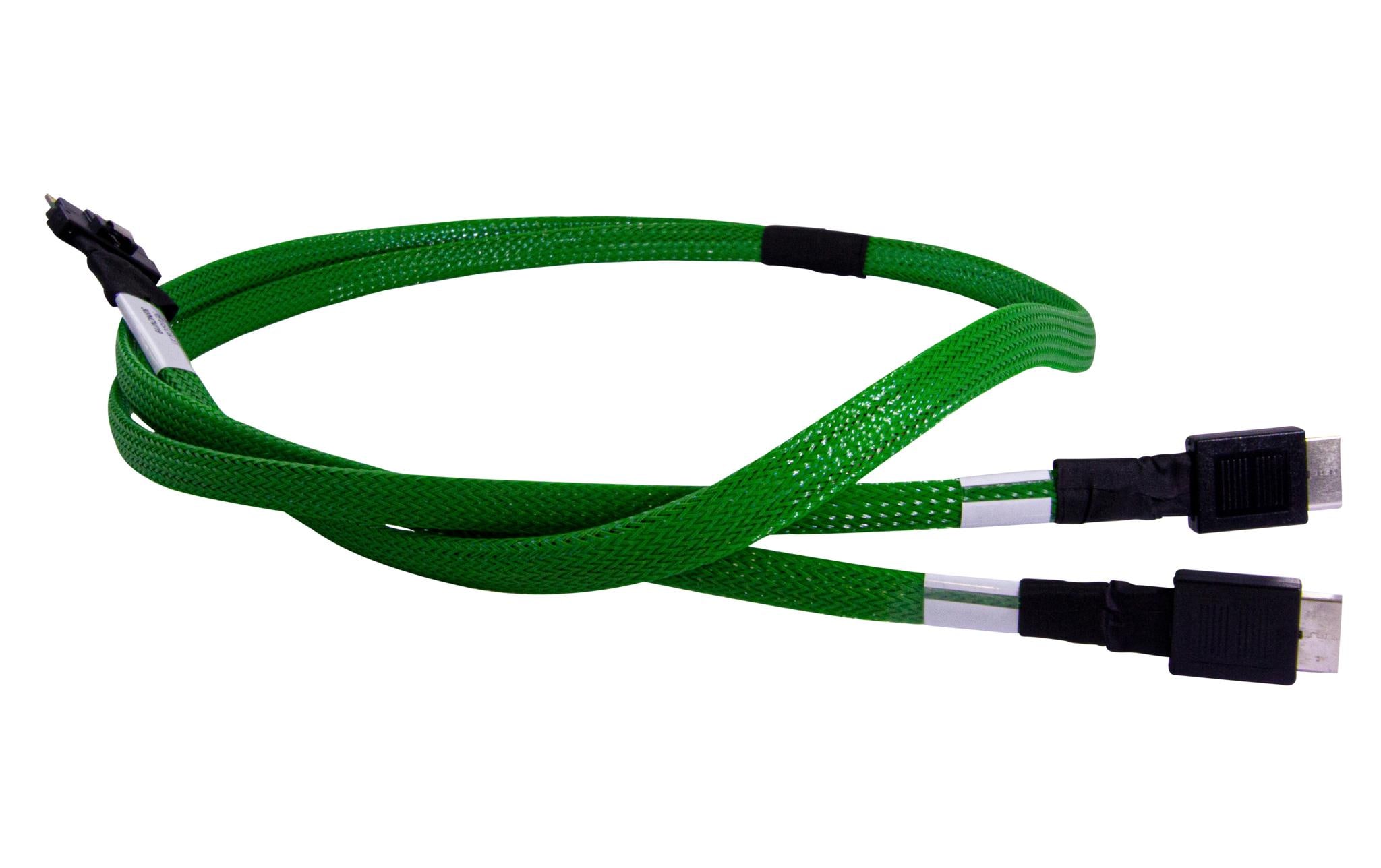 Broadcom SAS-Kabel SFF-8654 - 2x SFF-8612, 100 cm