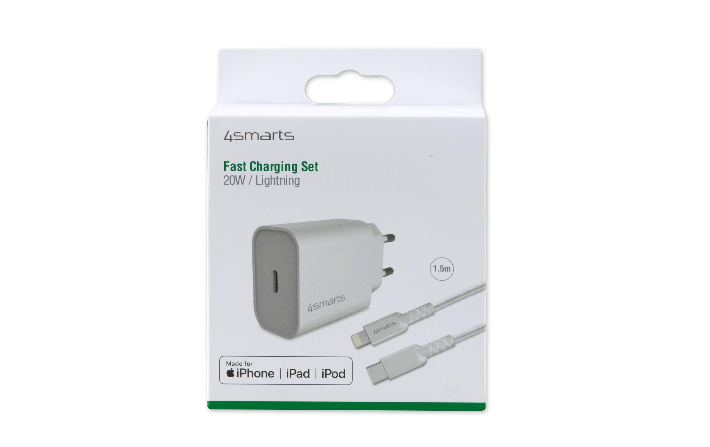 4smarts USB-Wandladegerät VoltPlug PD 20W + Lightning