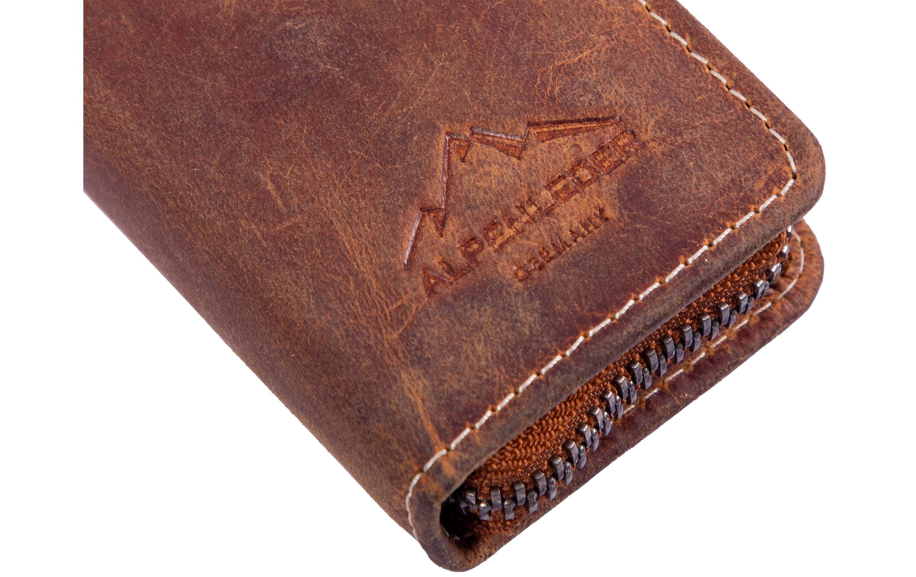 Alpenleder Etui Zwoa, Wild Camel