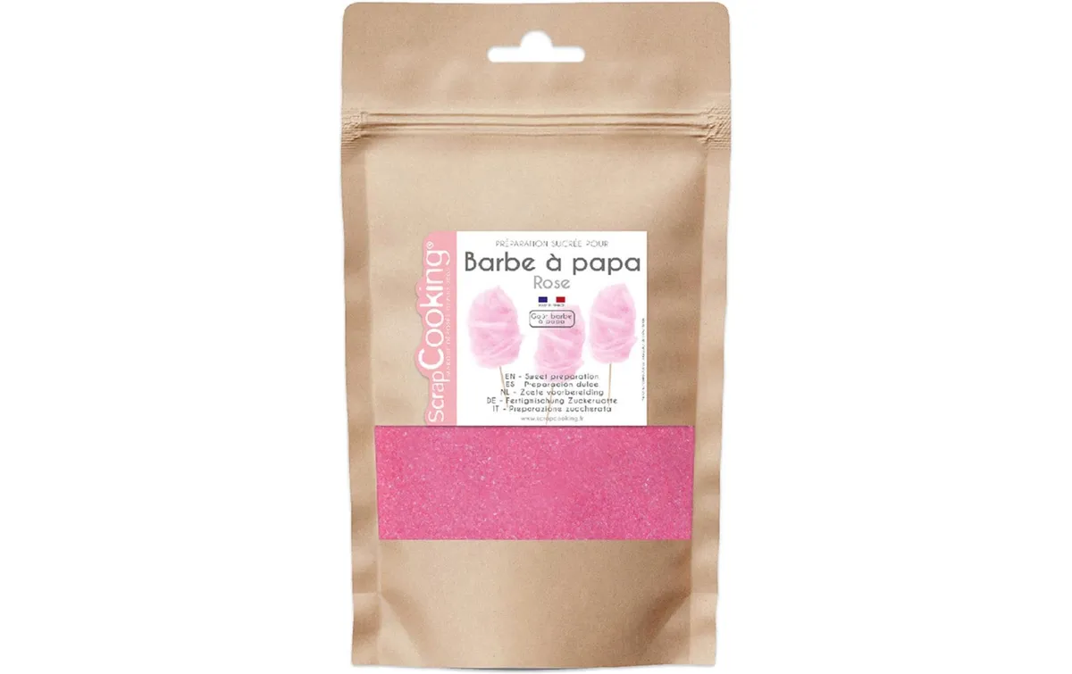 ScrapCooking Fertigmischung Zuckerwatte Bonbongeschmack Rosa 160 g ScrapCooking Fertigmischung Zuckerwatte Bonbongeschmack Rosa 160 g