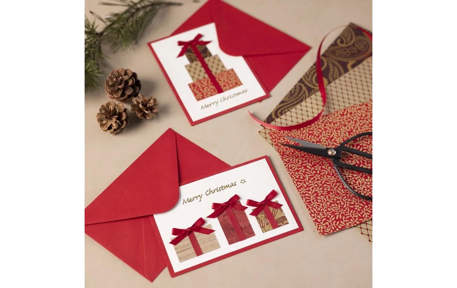 Creativ Company Büttenpapier A4, 20 Blatt, Natur Rotbraun