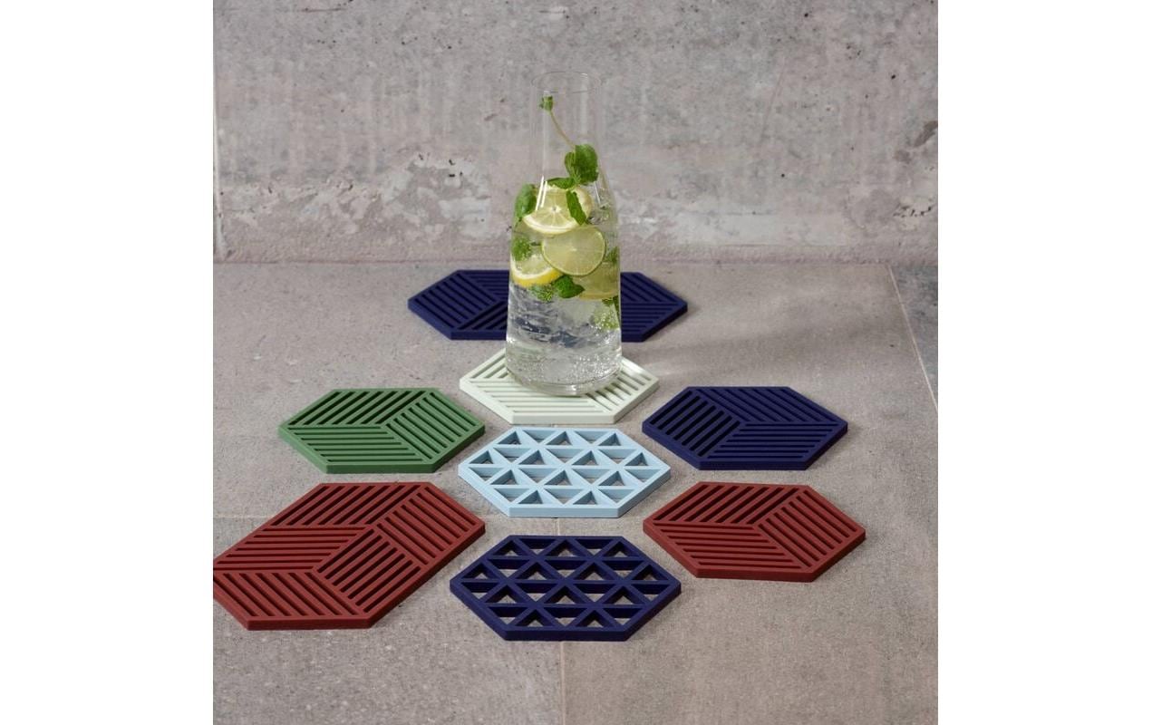 Zone Denmark Topfuntersetzer Triangles Hellblau
