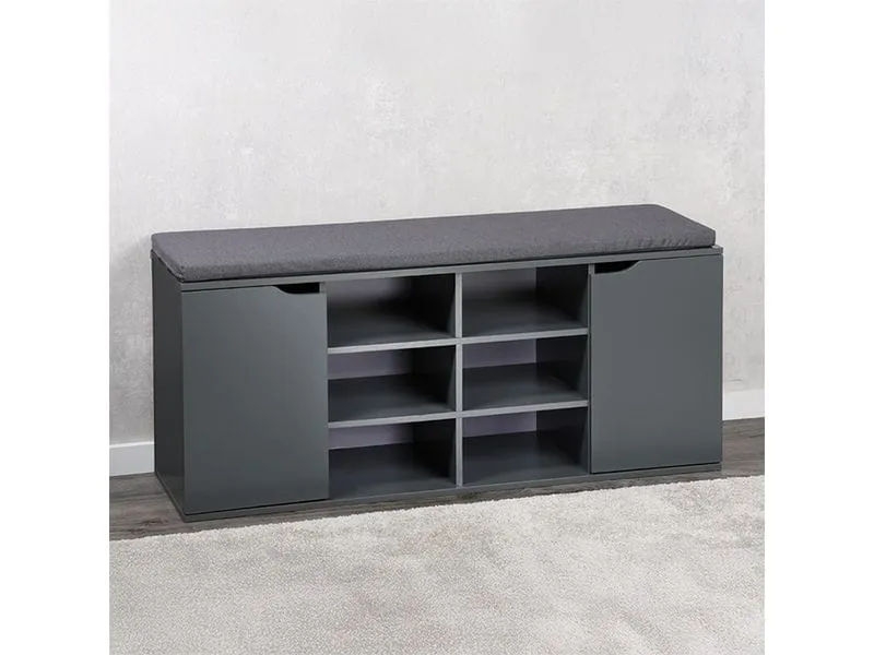 Kesper Eddie 10 Fächer, Sitzkissen, Grau Kesper Eddie 10 Fächer, Sitzkissen, Grau