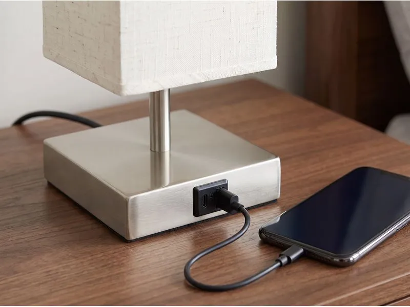 COCON Tischleuchte mit USB-Ladefunktion Notta, Beige COCON Tischleuchte mit USB-Ladefunktion Notta, Beige