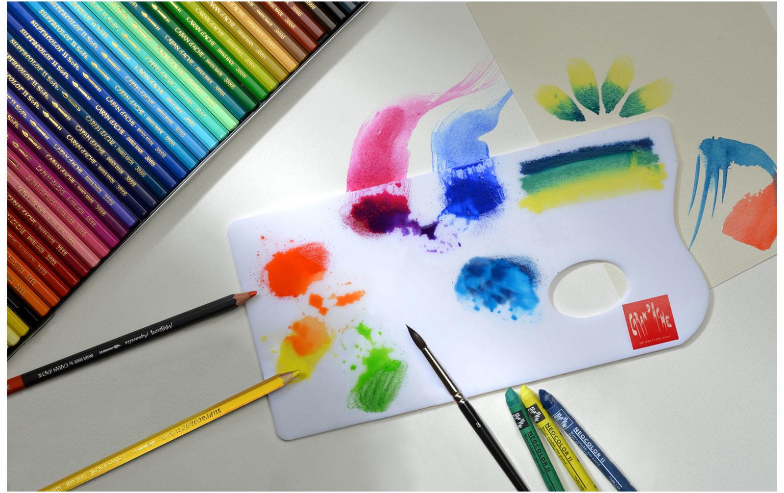 Caran d'Ache Farbpalette Aquarelle 13 x 26 cm Caran d'Ache Farbpalette Aquarelle 13 x 26 cm