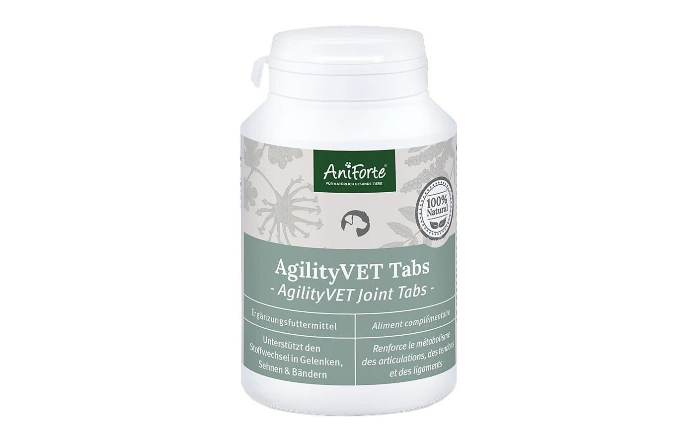 AniForte Hunde-Nahrungsergänzung AgilityVET Tabs, 120 Stück AniForte Hunde-Nahrungsergänzung AgilityVET Tabs, 120 Stück