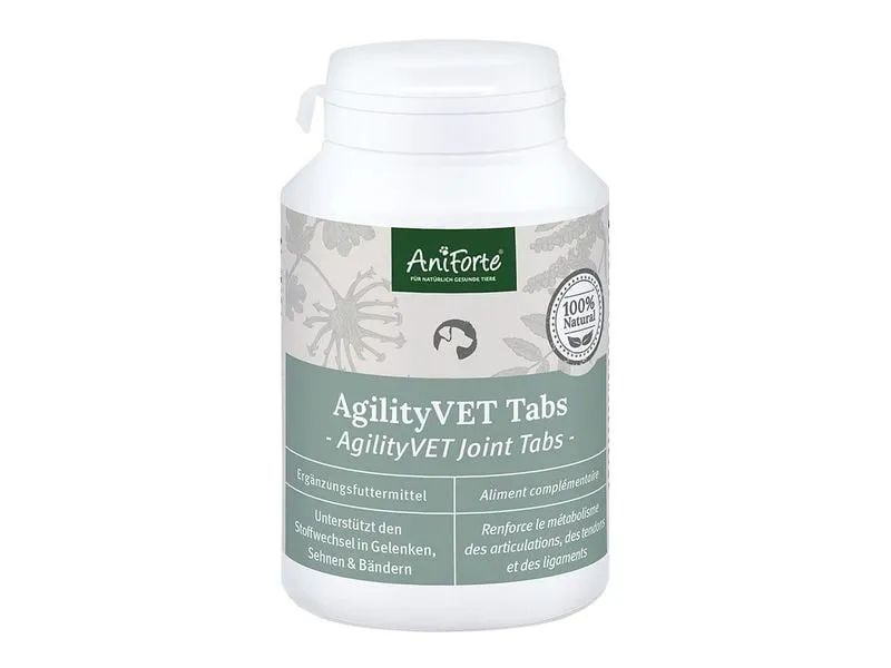 AniForte Hunde-Nahrungsergänzung AgilityVET Tabs, 120 Stück