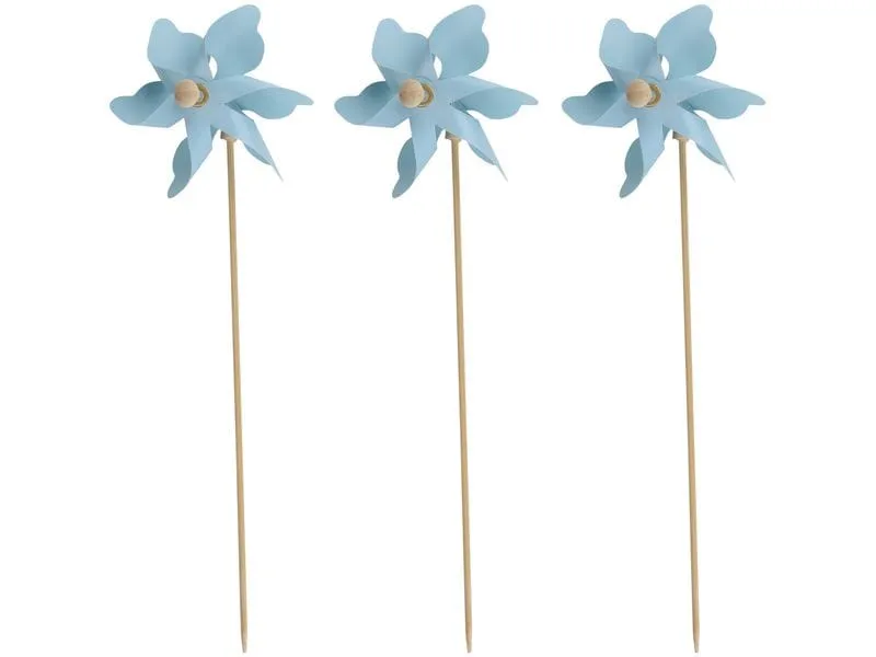 Arti Casa Windrad einfarbig Windrad Polyester Einfarbig 3er-Set