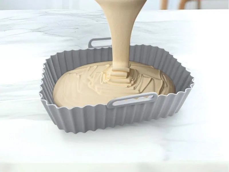 GOURMETmaxx Auflaufform-Set 2 Stück Eckig, Grau/Mint,1500 ml