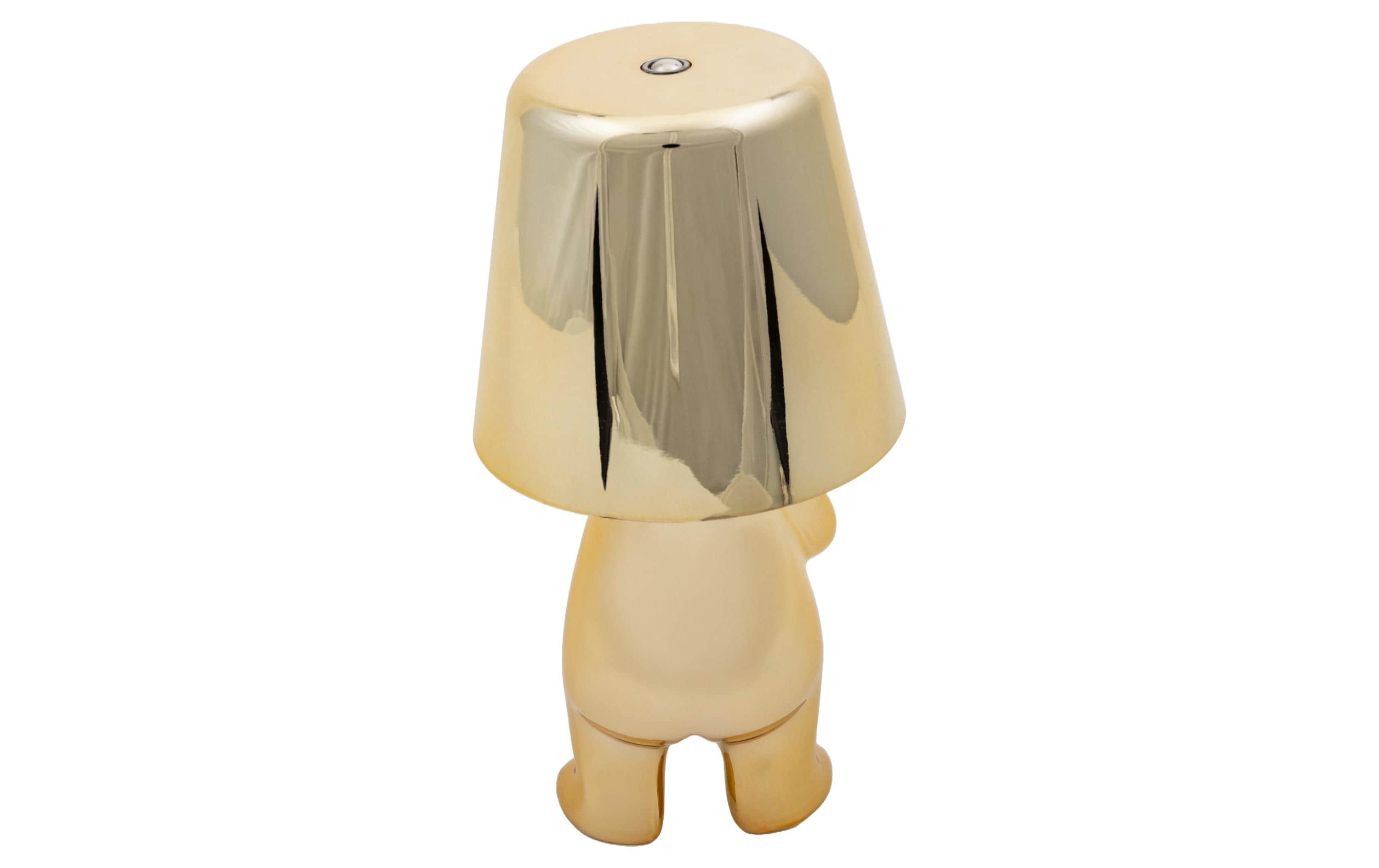 COCON Goldene Tischleuchte THINKER