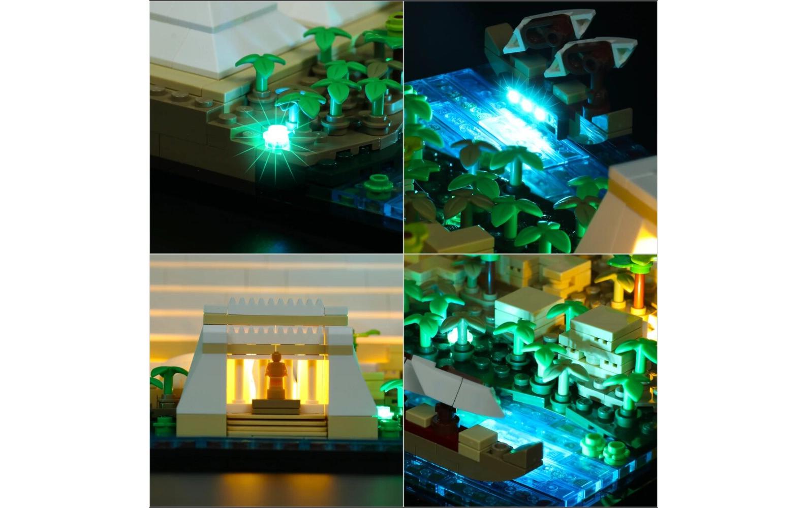 BrickBling LED-Licht-Set für LEGO® 21058 Cheops Pyramide