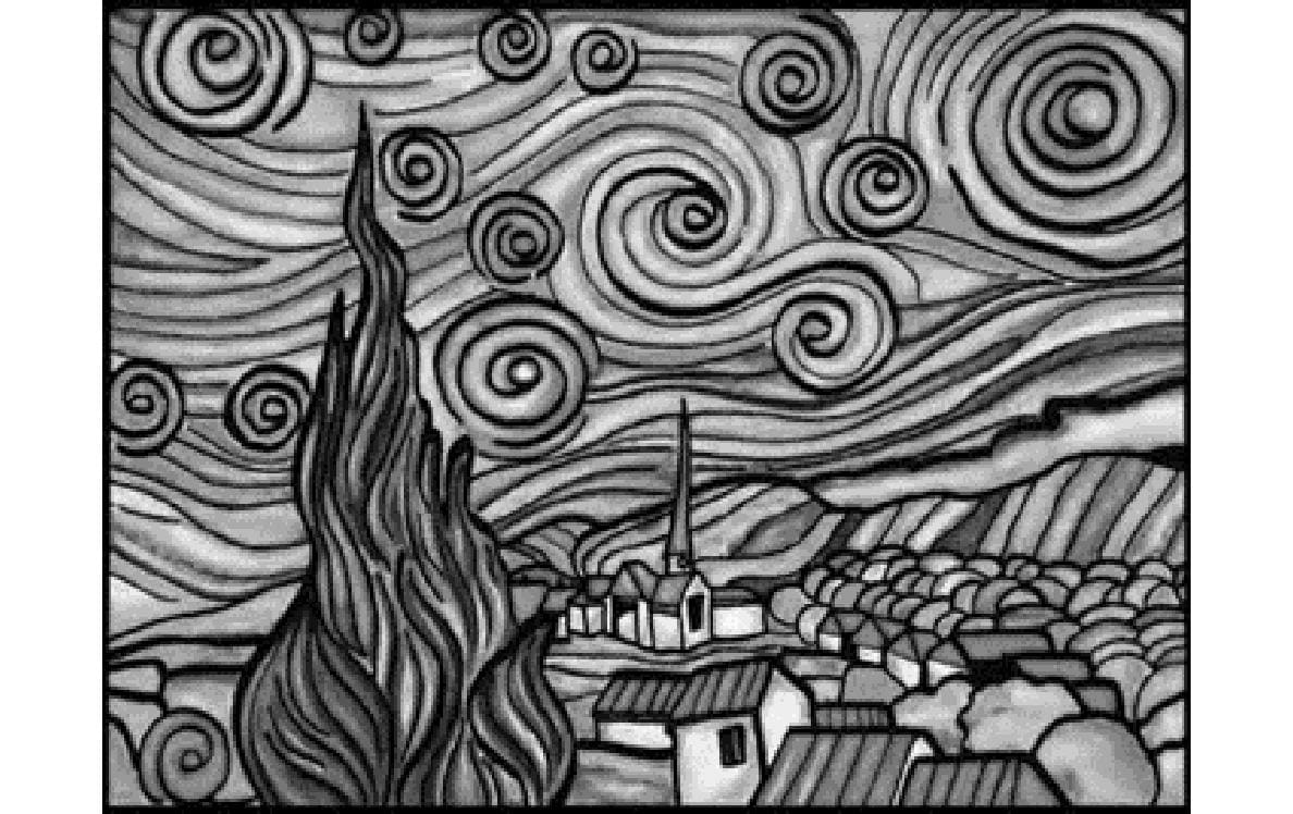 Tataruga Samtbild A4, Sternennacht