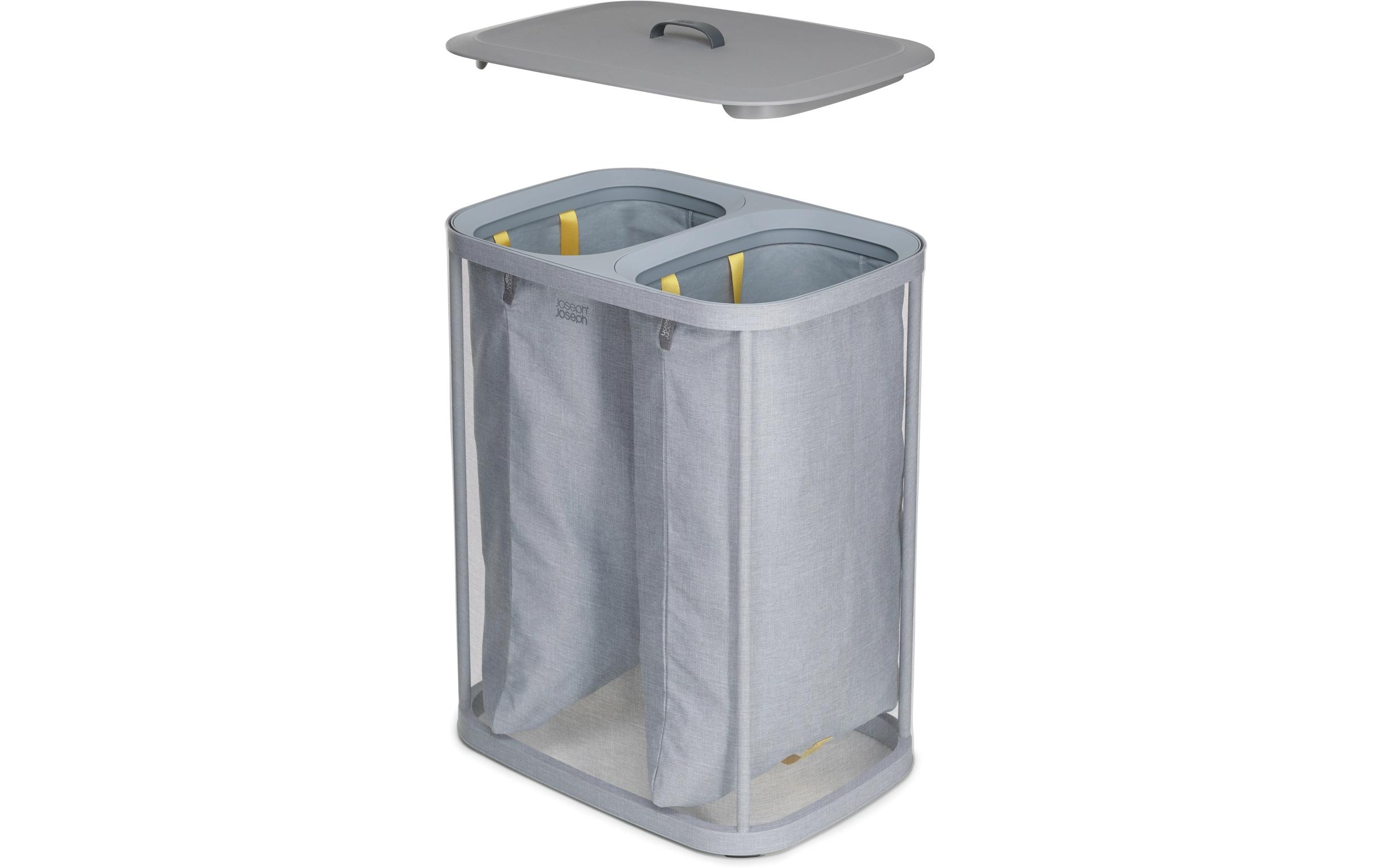 Joseph Joseph Wäschesammler Tota 90 L, 2x 45 L, Grau