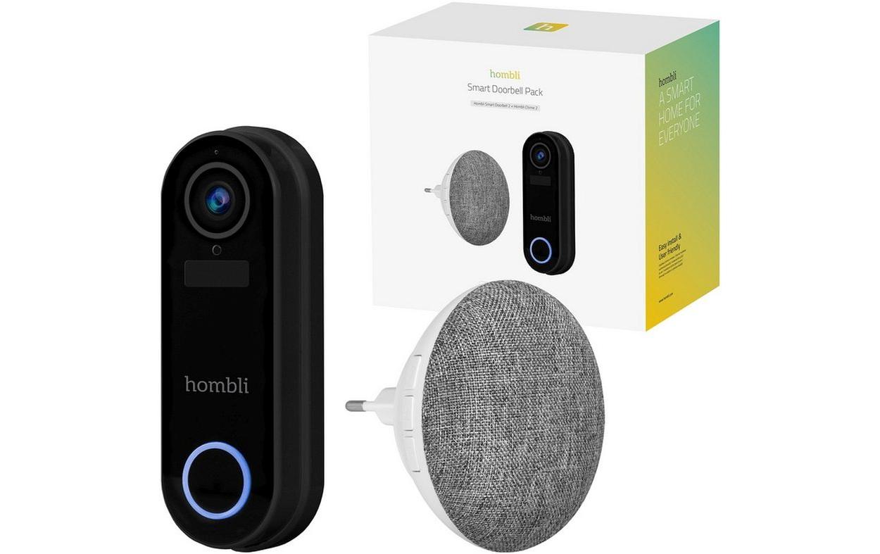 hombli Smart Doorbell Pack, Schwarz hombli Smart Doorbell Pack, Schwarz