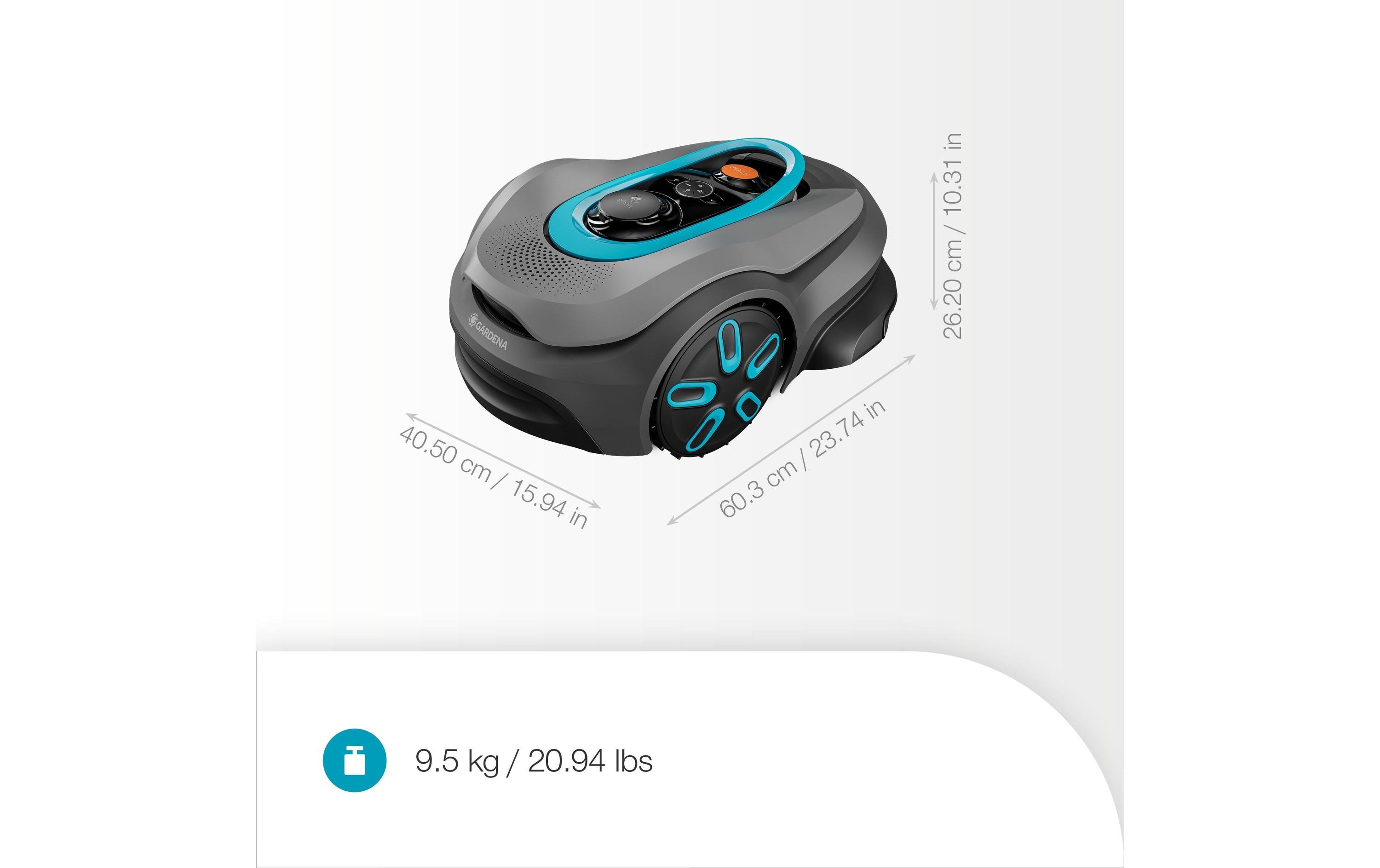 GARDENA Mähroboter smartSILENO sense 600
