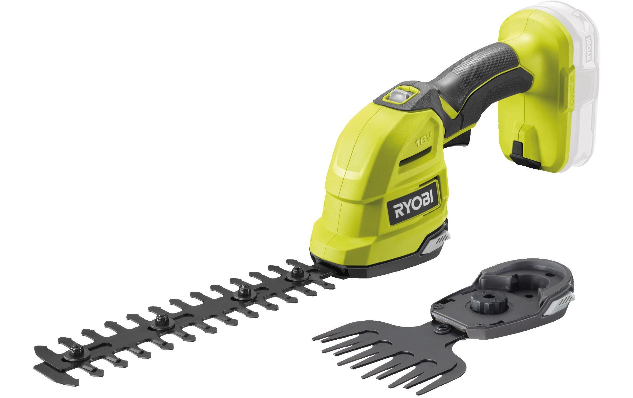 RYOBI Akku-Gras- und Strauchschere RY18GSA-0