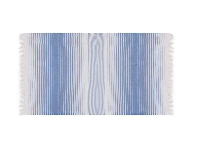 Foutastic Strandtuch Golge Blau, Weiss Foutastic Strandtuch Golge Blau, Weiss