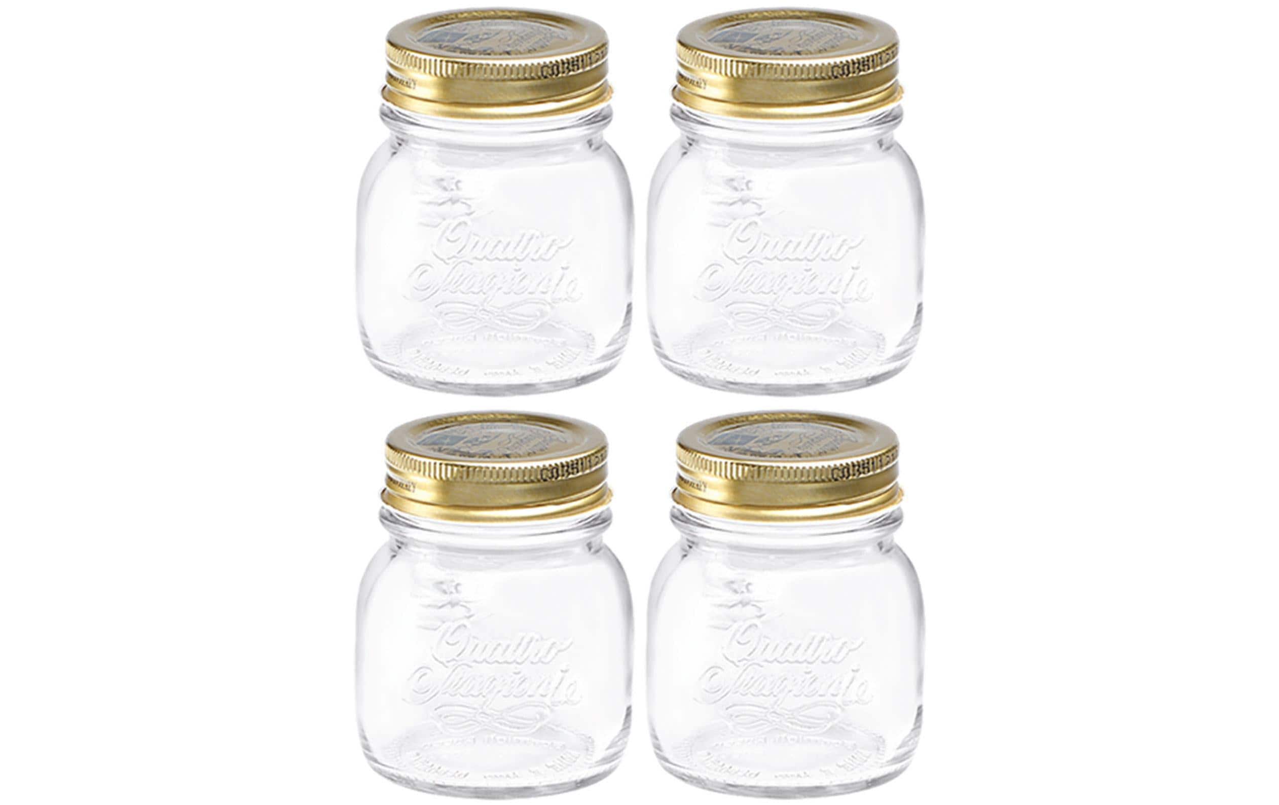 Bormioli Rocco Einmachglas Quattro Stagioni 150 ml, 4 Stück 