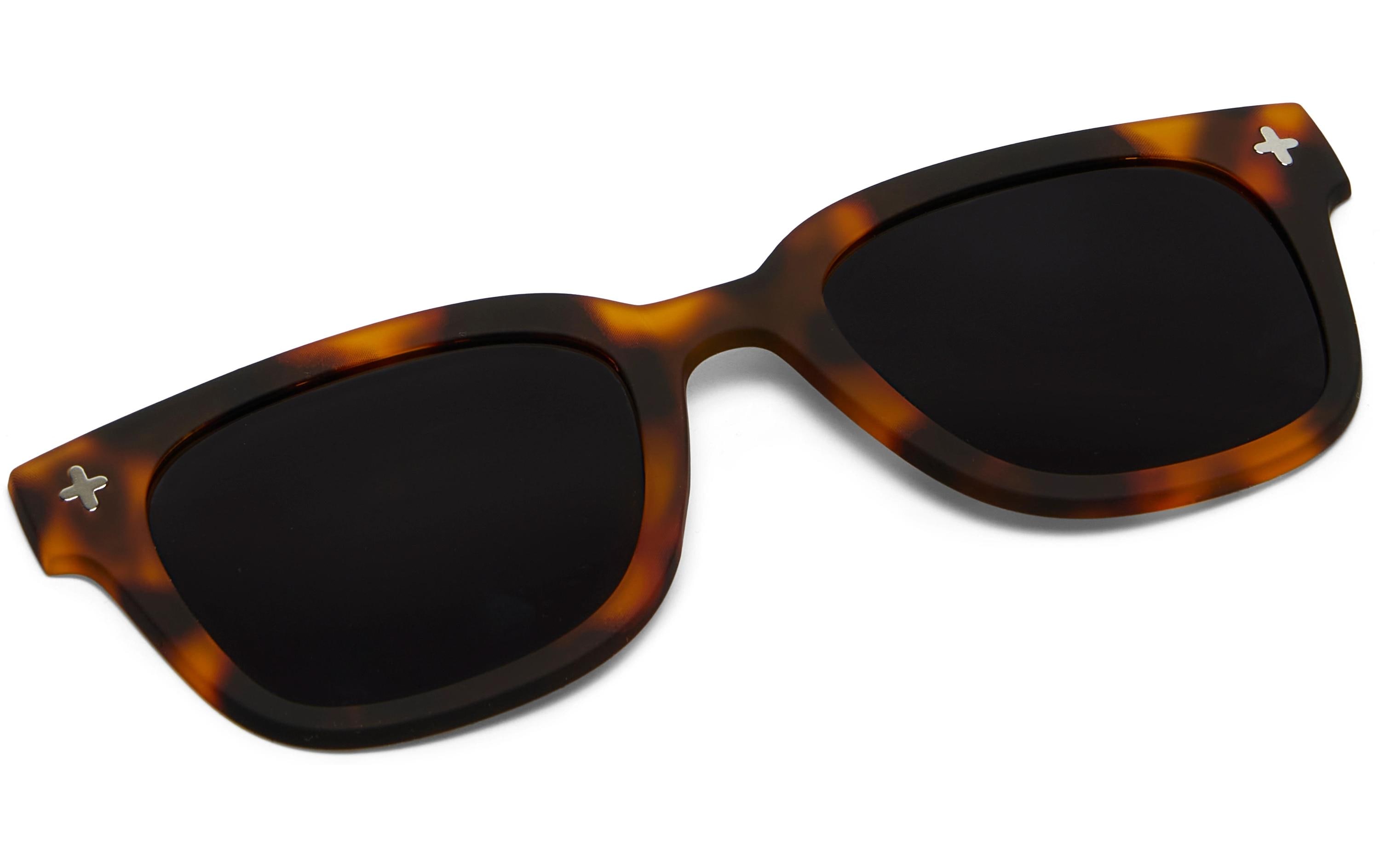 OKKIA Magnet Sonnenbrillenclip Classic Havanna
