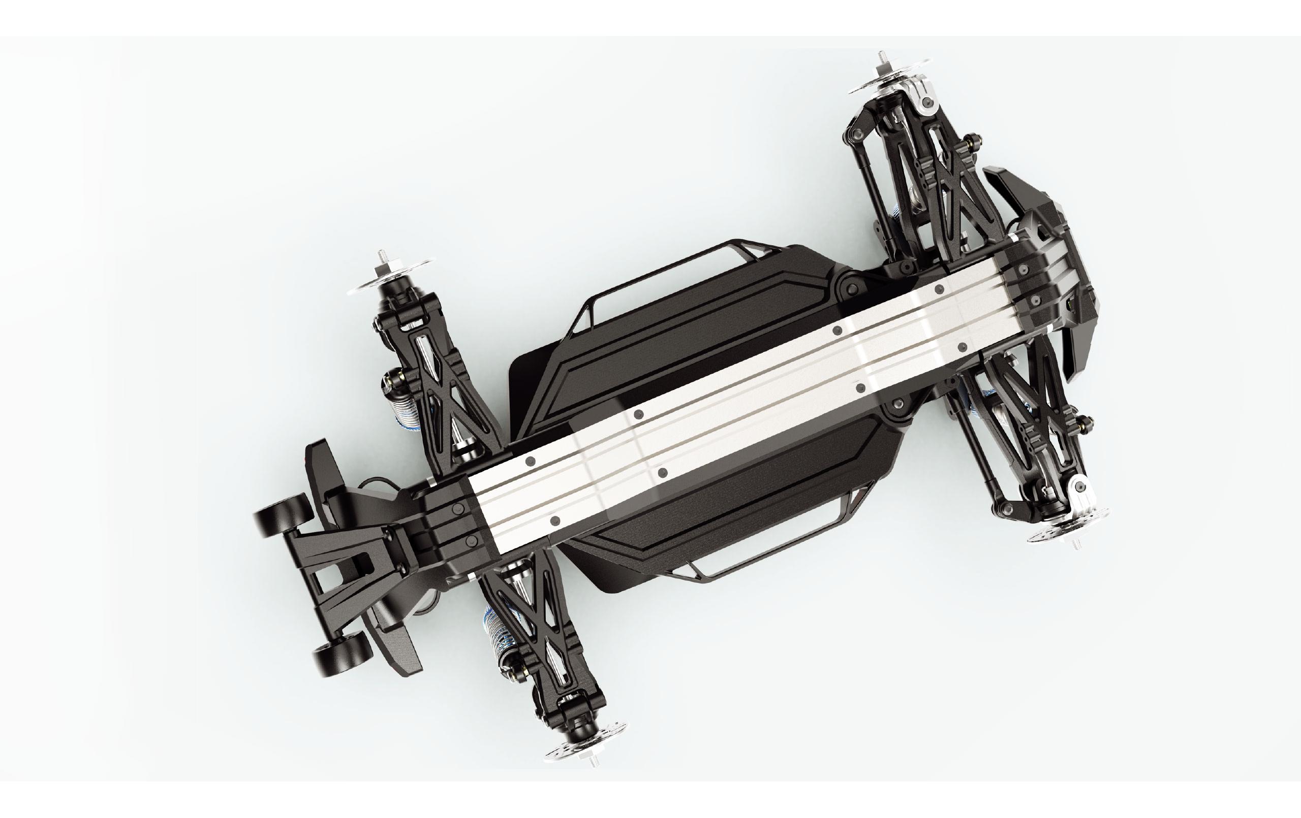 Amewi Monster Truck Daphoenodon 4WD, Rot RTR, 1:12