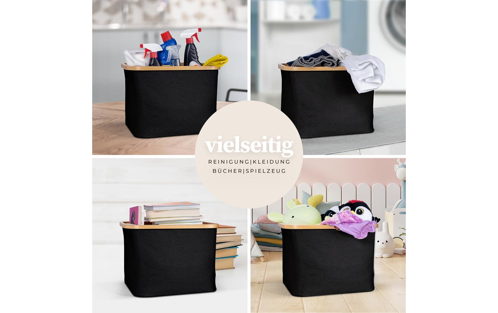 Hennez Aufbewahrungskorb Adrian Schwarz, 40 l