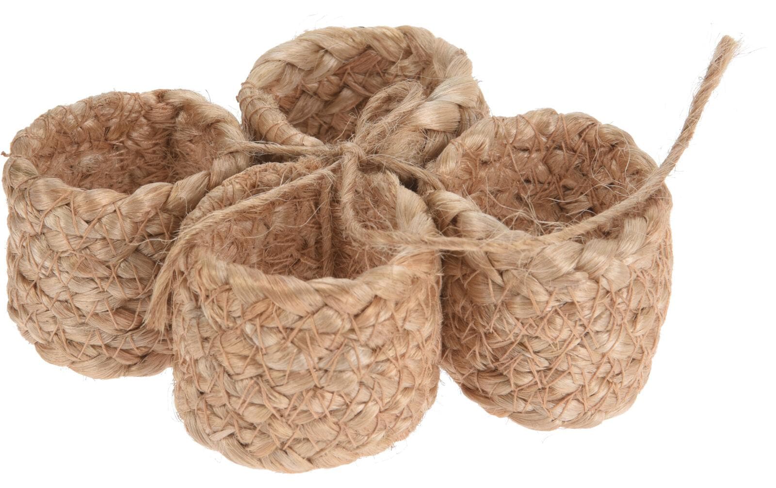 FURBER Serviettenring 4 Stück Braun