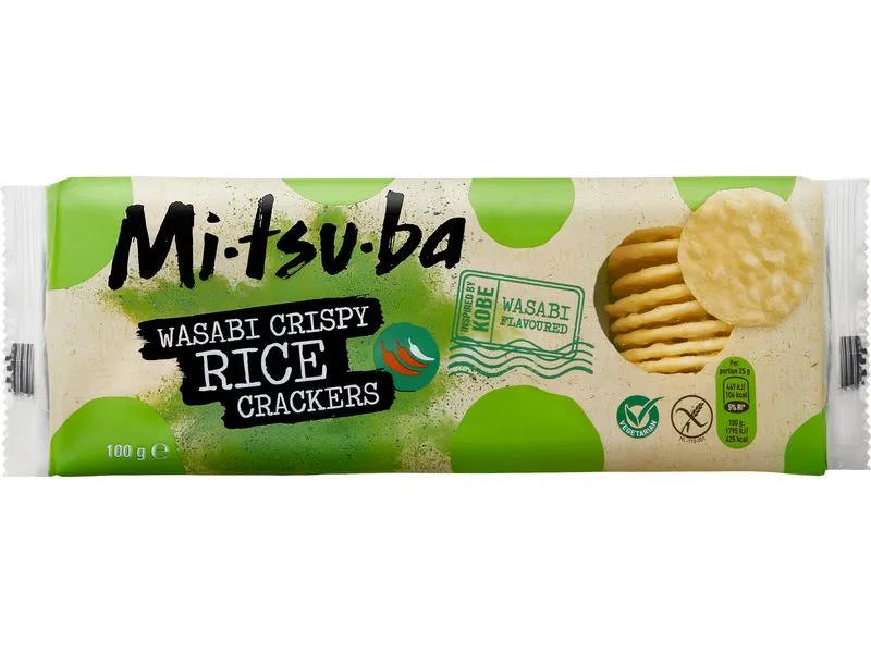 Mitsuba Reiscracker – Wasabi 100 g Mitsuba Reiscracker – Wasabi 100 g