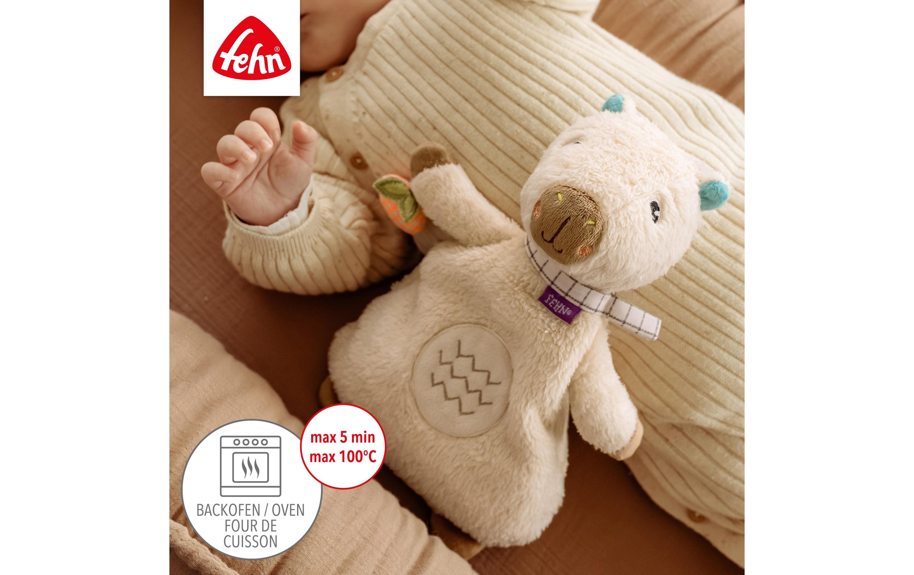 fehn Wärmekissen Capybara, Beige / Braun, 25 cm