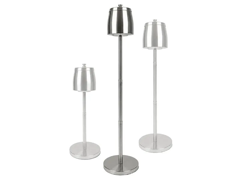 relaxdays Standaschenbecher Silber relaxdays Standaschenbecher Silber