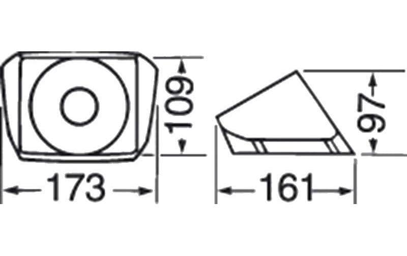 Pioneer Breitband 1-Weg Lautsprecher TS-44