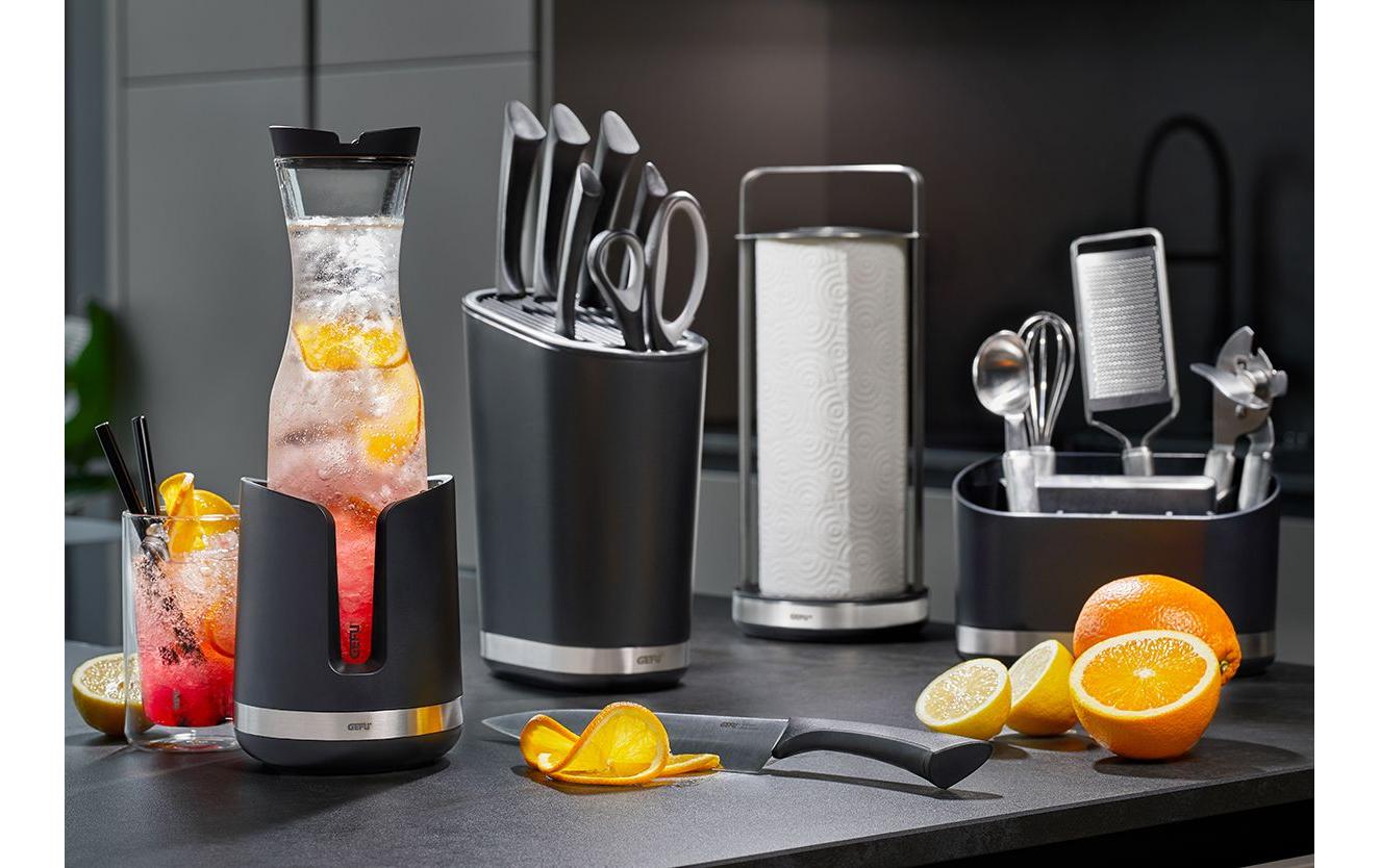 GEFU Küchenrollenhalter Smartline Silber