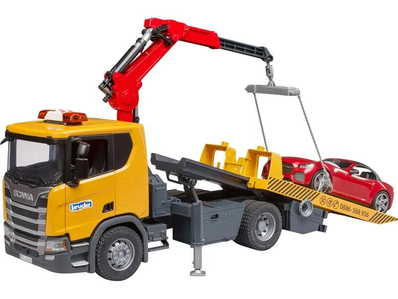 Bruder Spielwaren Logistikfahrzeug Scania Super LKW