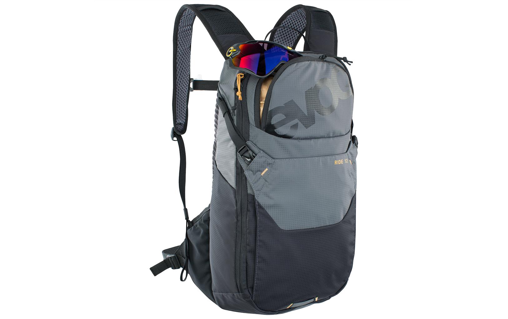 evoc Rucksack Ride 12 l, Carbon Grey/Black