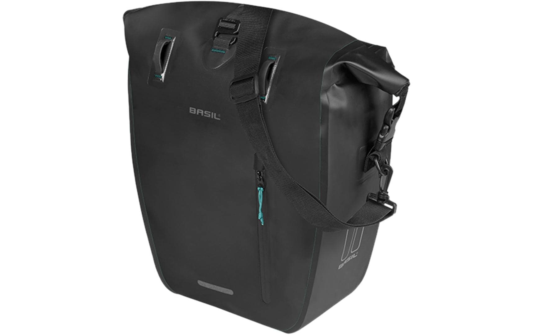BASIL Gepäckträgertasche Rivo L, Tarpaulin MIK 25-31 l, schwarz