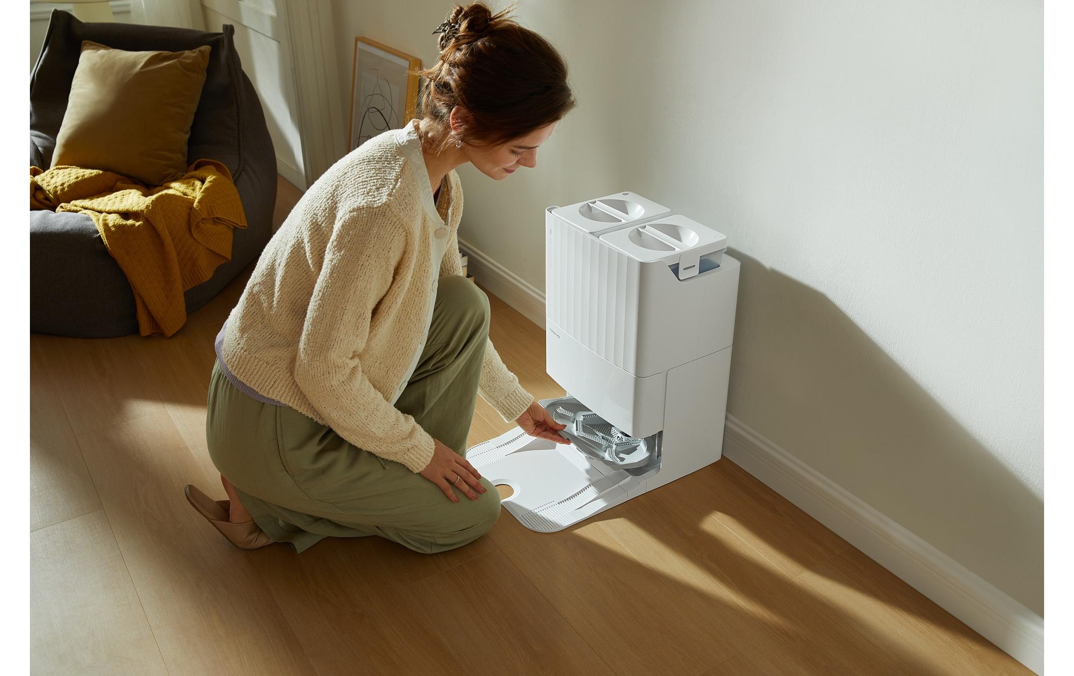 Roborock Saug- und Wischroboter Qrevo Plus Weiss