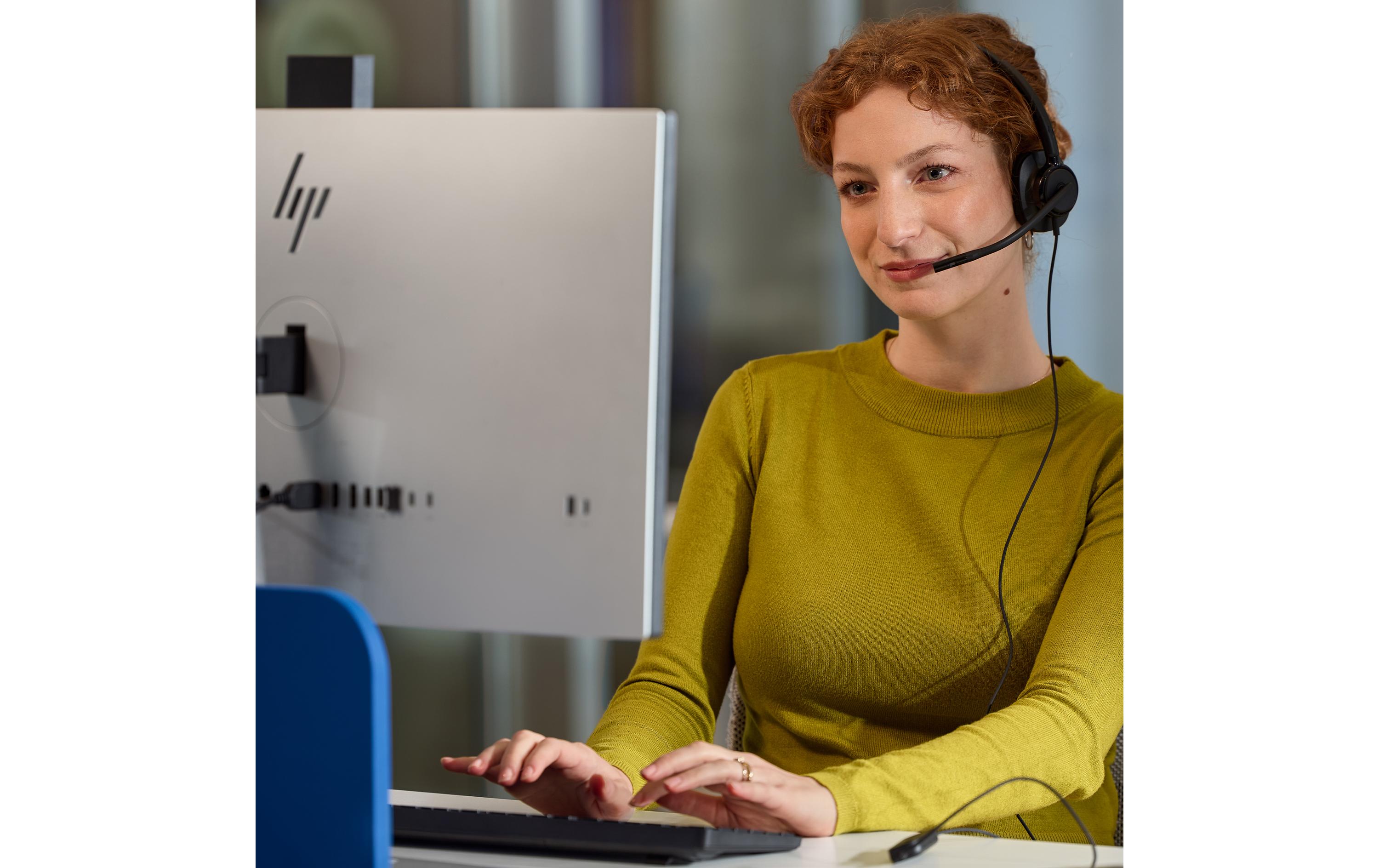 HP Headset Poly Mission 415 Mono-USB, kabelgebunden, Classic