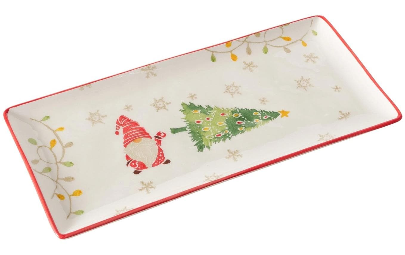 Boltze Servierplatte Noelo Keramik, 35 x 16 cm