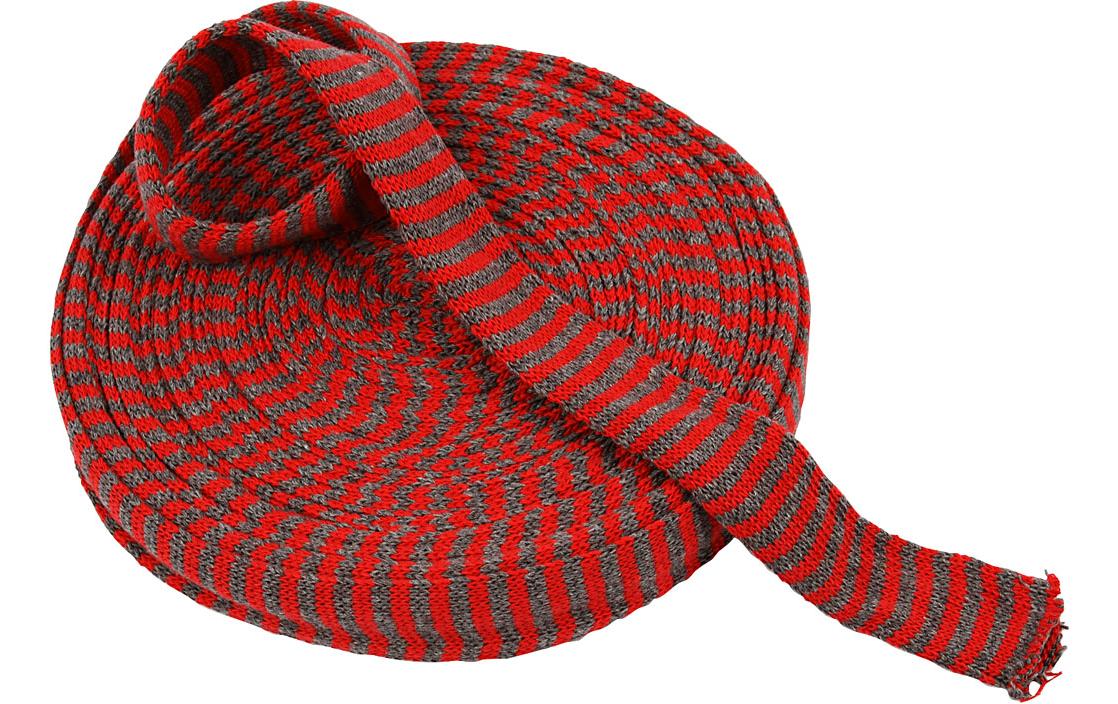 Creativ Company Strickschlauch 10 m, Grau/Rot Creativ Company Strickschlauch 10 m, Grau/Rot