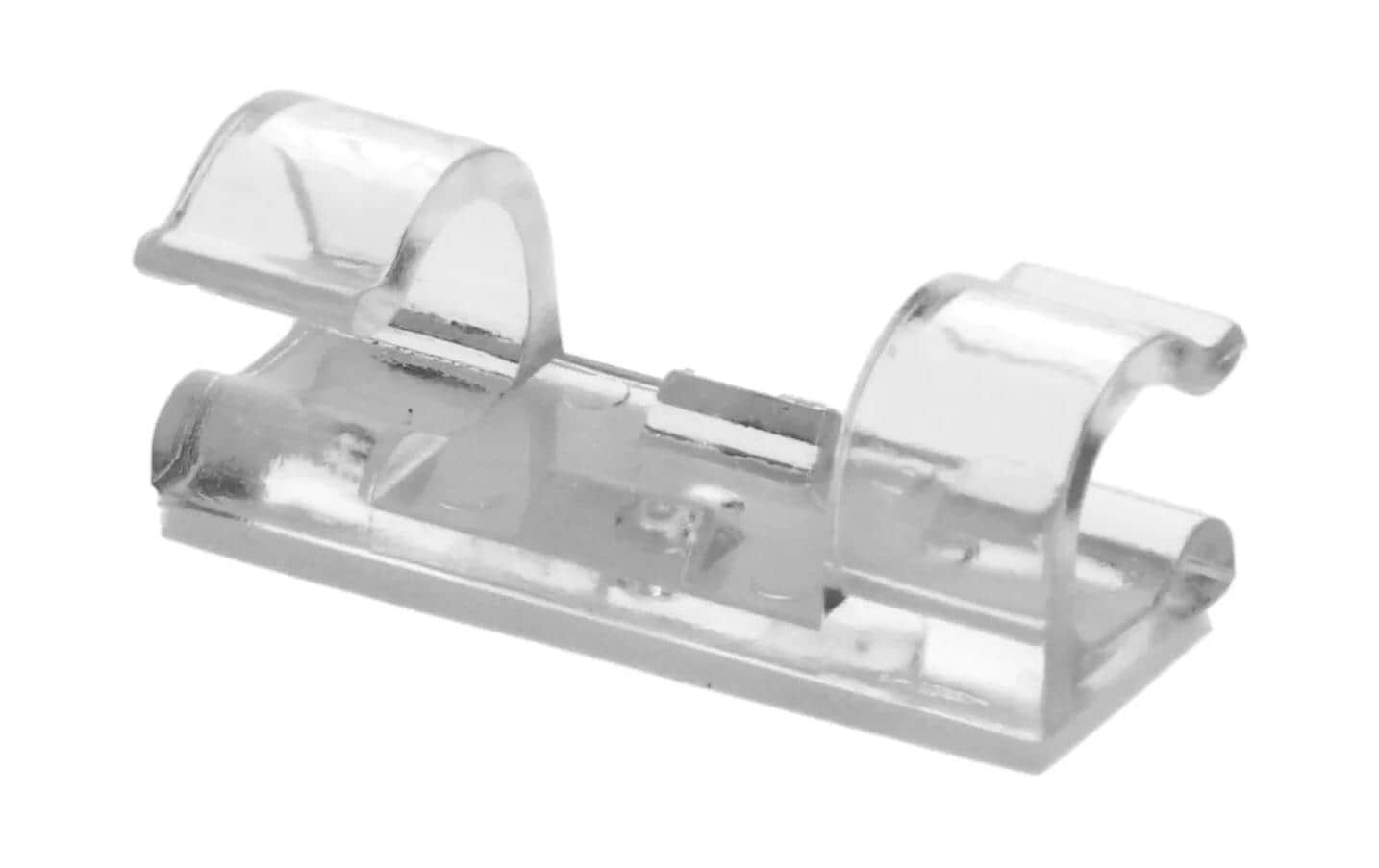 Max Hauri Kabel-Clip Set 8 mm, transparent, 18 Stück