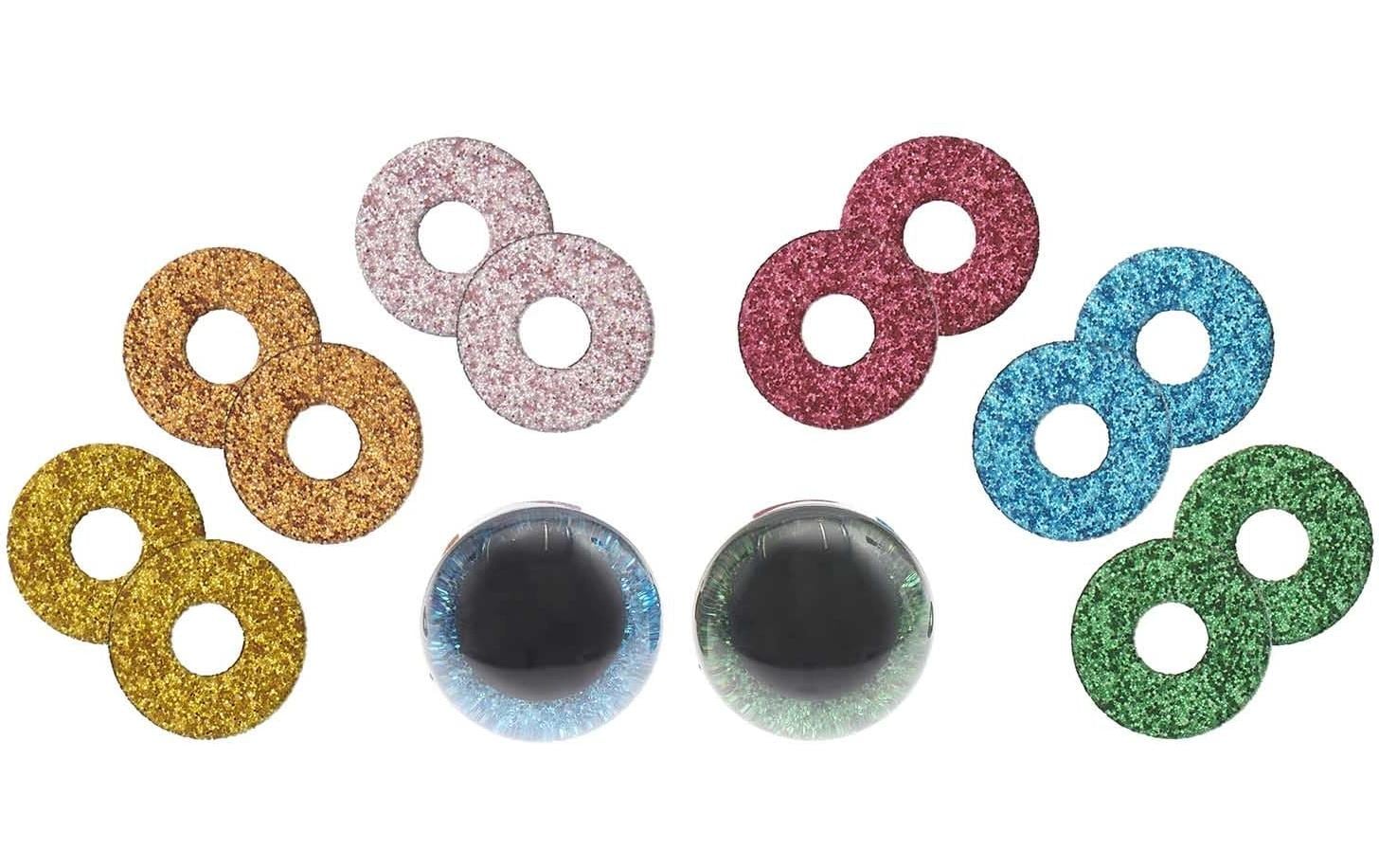 Rico Design Sicherheitsaugen mit 6 Farben zur Auswahl 20 mm 2 Stk. Rico Design Sicherheitsaugen mit 6 Farben zur Auswahl 20 mm 2 Stk.