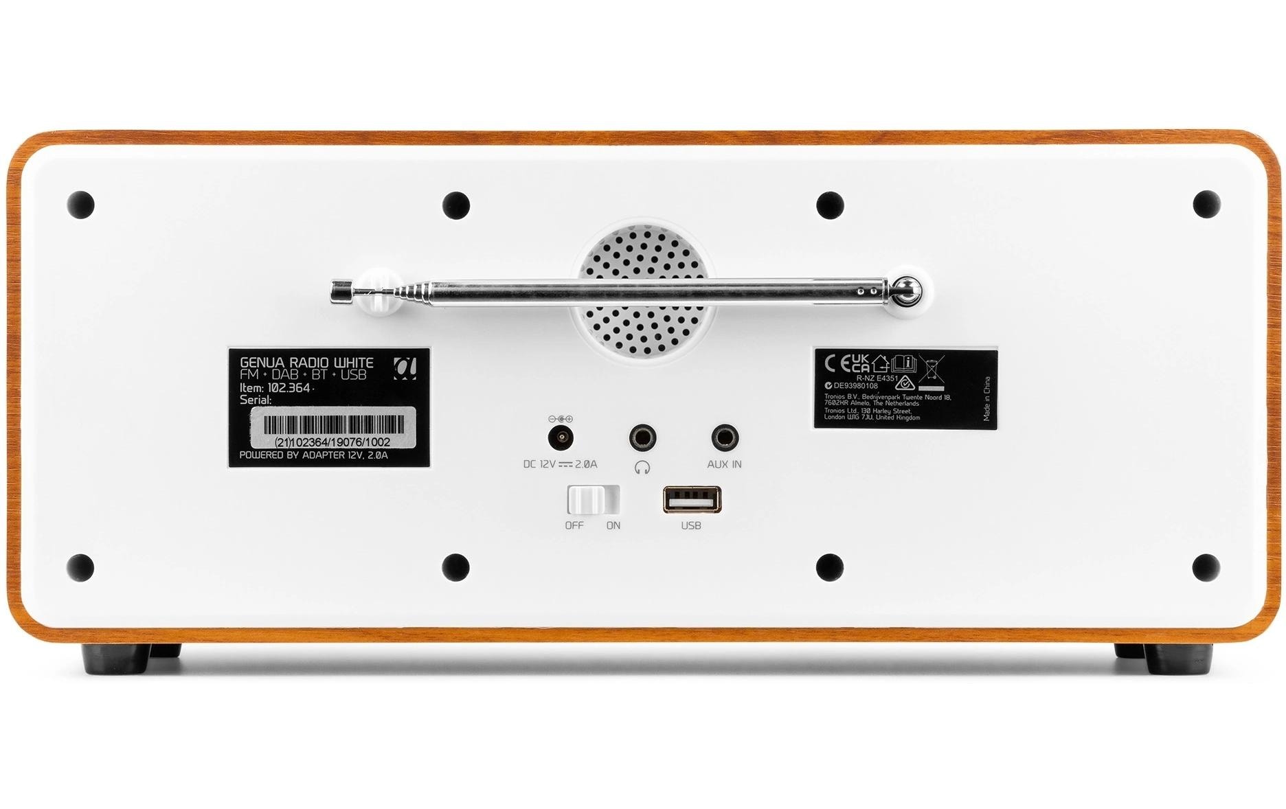 Audizio DAB+ Radio Genua Weiss