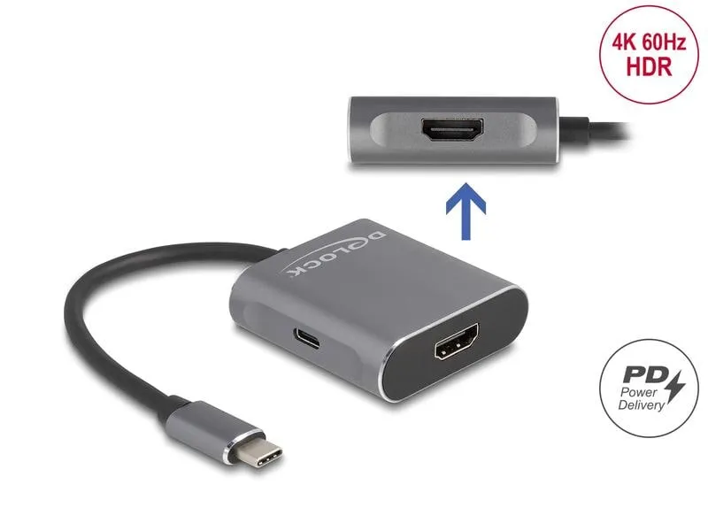Delock 2-Port Signalsplitter USB-C – 2x HDMI Delock 2-Port Signalsplitter USB-C – 2x HDMI