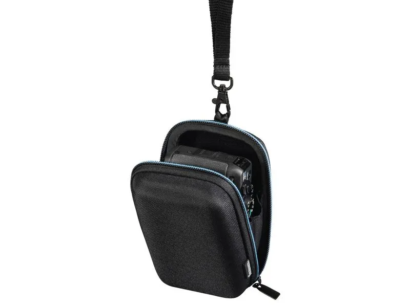 Hama Hardcase Zip 7.5 x 4.5 x 12.5 cm, Schwarz/Blau Hama Hardcase Zip 7.5 x 4.5 x 12.5 cm, Schwarz/Blau