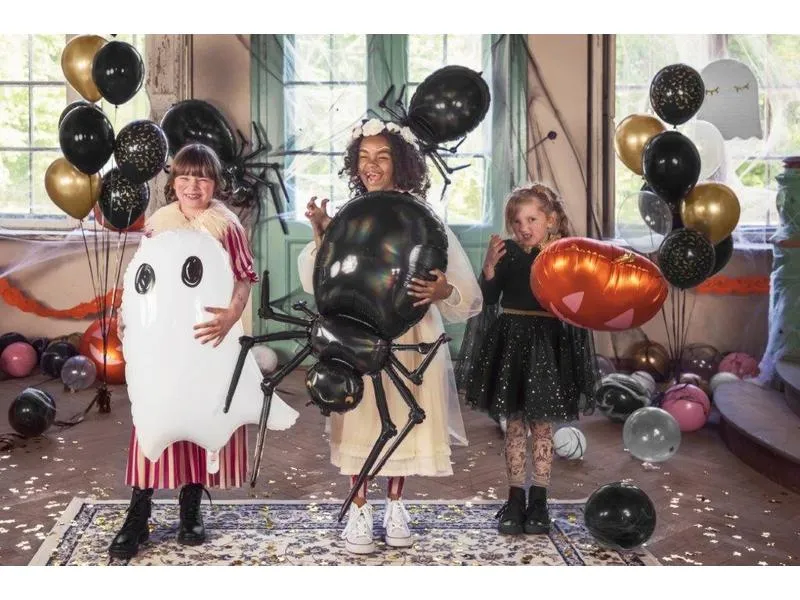 Partydeco Ballons Folienballon Spinne 60 x 101 cm, Schwarz Partydeco Ballons Folienballon Spinne 60 x 101 cm, Schwarz