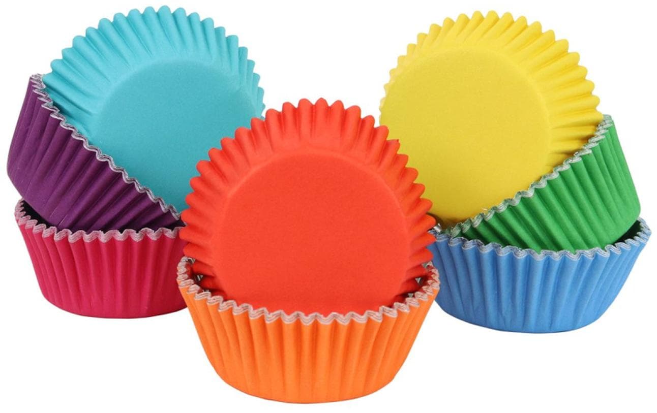 PME Cupcake Backform Set Regenbogen 100 Stück