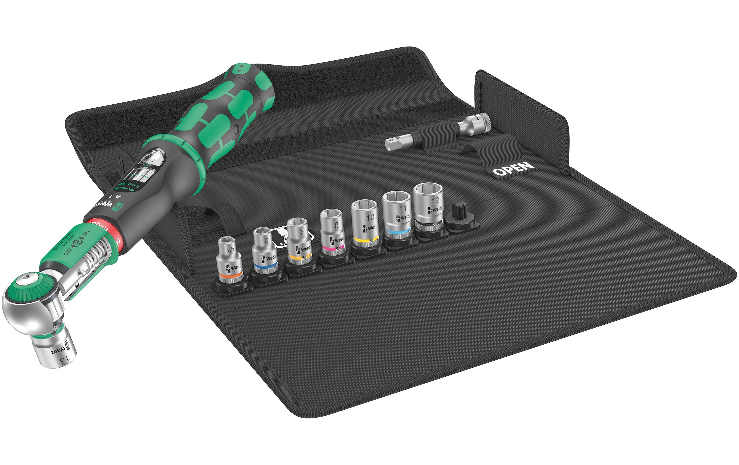 Wera Drehmomentschlüssel Safe-Torque A1 Set 1, 10-teilig