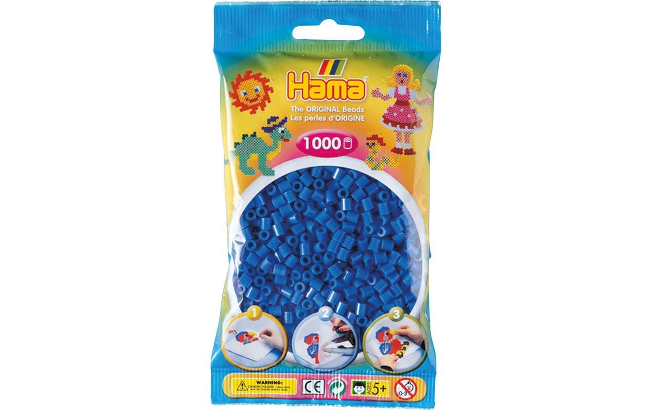 Hama Bügelperlen midi 1000 Stk. Blau