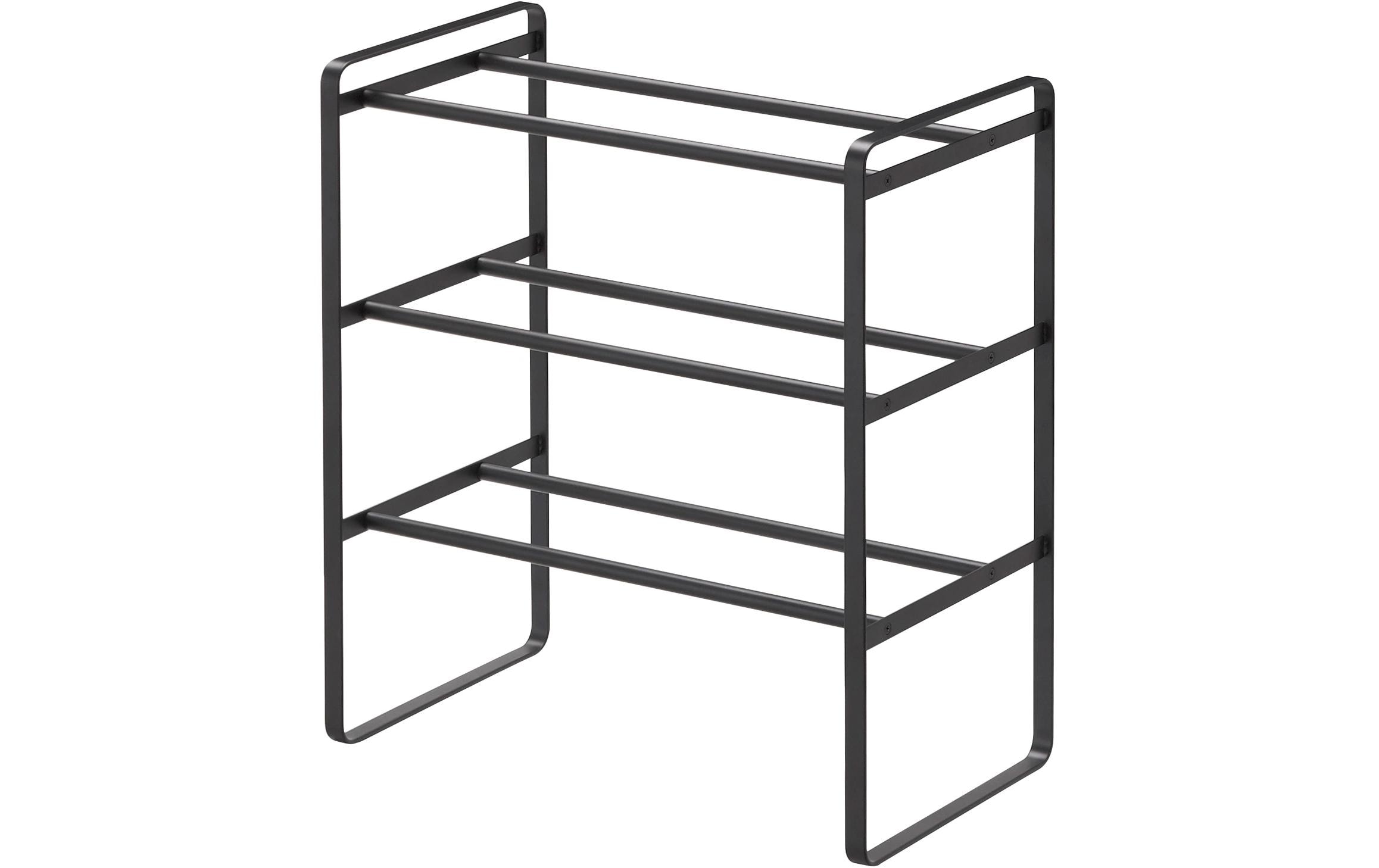 Yamazaki Schuhregal Tower 41 x 25 x 46 cm, Schwarz