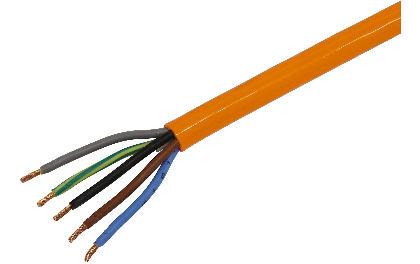 STEFFEN Installationskabel PUR 5 x 2.5 mm², 33 m Orange STEFFEN Installationskabel PUR 5 x 2.5 mm², 33 m Orange