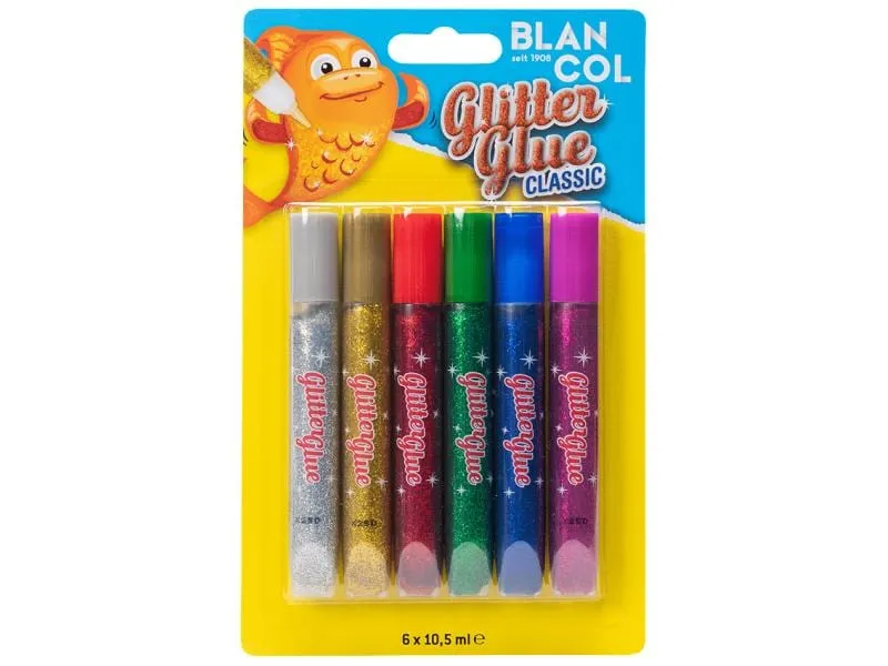 Blancol Glitzerstift Glitter Glue Pen Classic 6 Stück Blancol Glitzerstift Glitter Glue Pen Classic 6 Stück